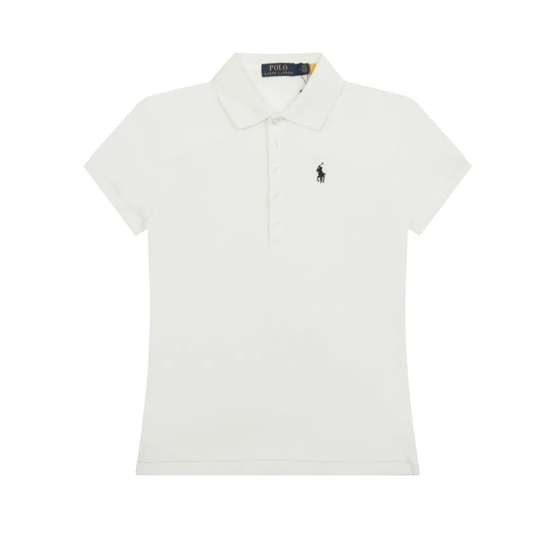 🅿️152 "Top quality" Style number: DS004# (not off the shelves all year round) [Ralph Lauren classic pony embroidered lapels women's slim fit POLO short sleeves] ✅Ralph Lauren Ralph Lauren classic basic women's all-match slim fit POLO short sleeves ✅Main supplier platform live broadcast Wholesale entities Replenish when out of stock Not off the shelves ✅ZP quality 1:1 pattern making Scan the code to enter the GF website Z cabinet quality ✅Details and quality are the only one in Guangzhou. Imported pique fabrics focus on high-end and cost-effective. Needless to say good quality. ✅The version is restored to the original order. The maximum size can be worn up to 130 pounds. Loose, comfortable and stress-free.